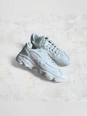 New Balance 1000 White Chunky Athletic Sneakers